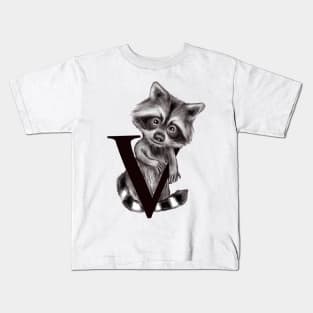 V Raccoon Kids T-Shirt